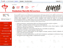 Tablet Screenshot of fondazionemarcellozei.com